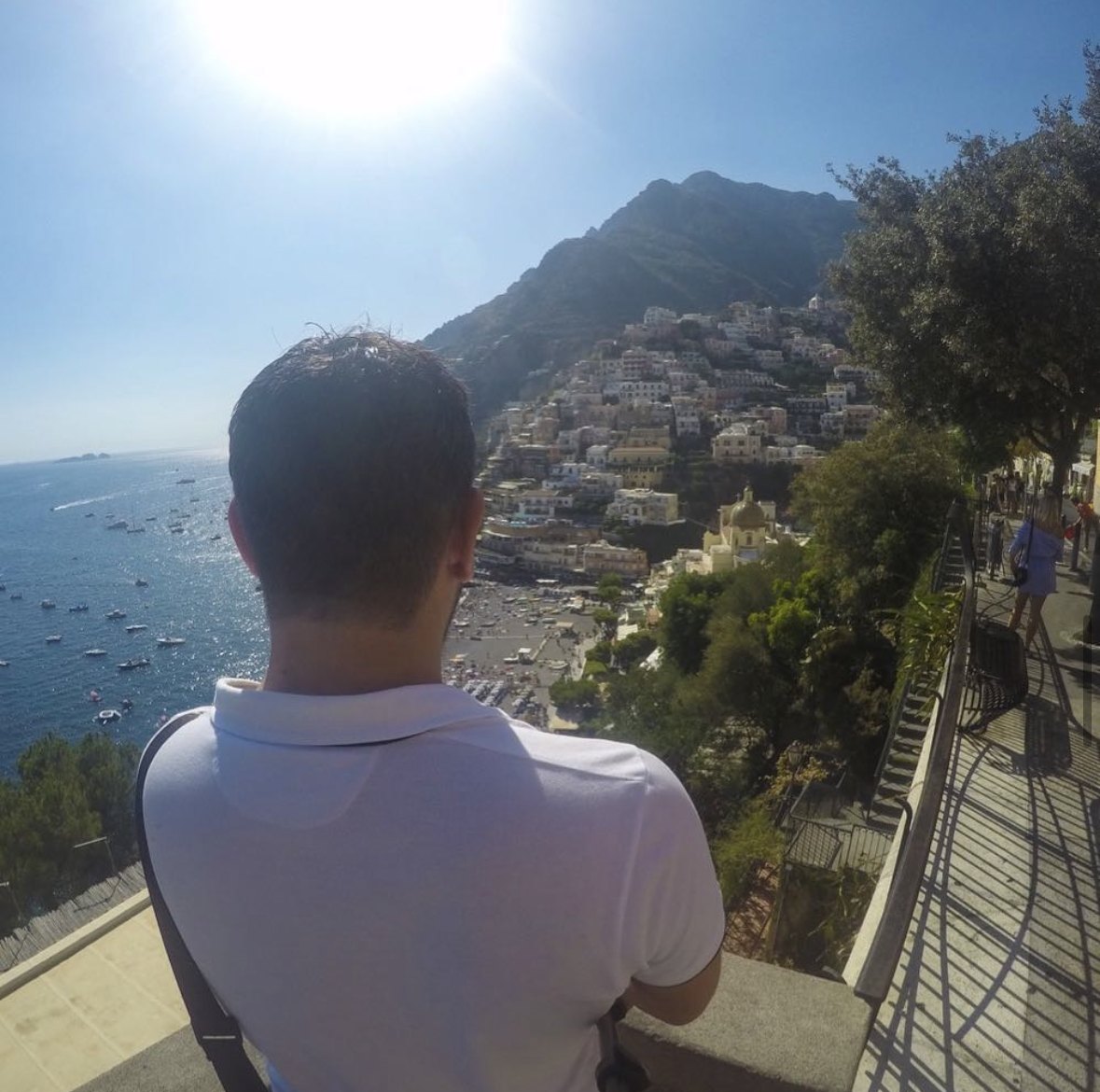 Looking over Positano, Amalfi Coast